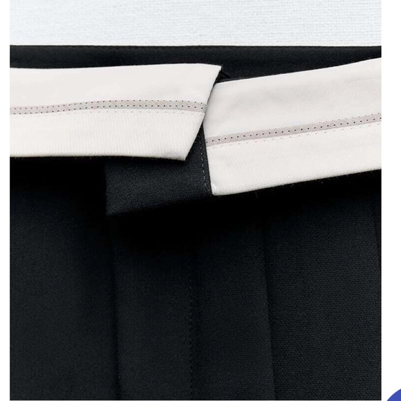 ZARA Skort with Contrast Waistband - Picture 7 of 10